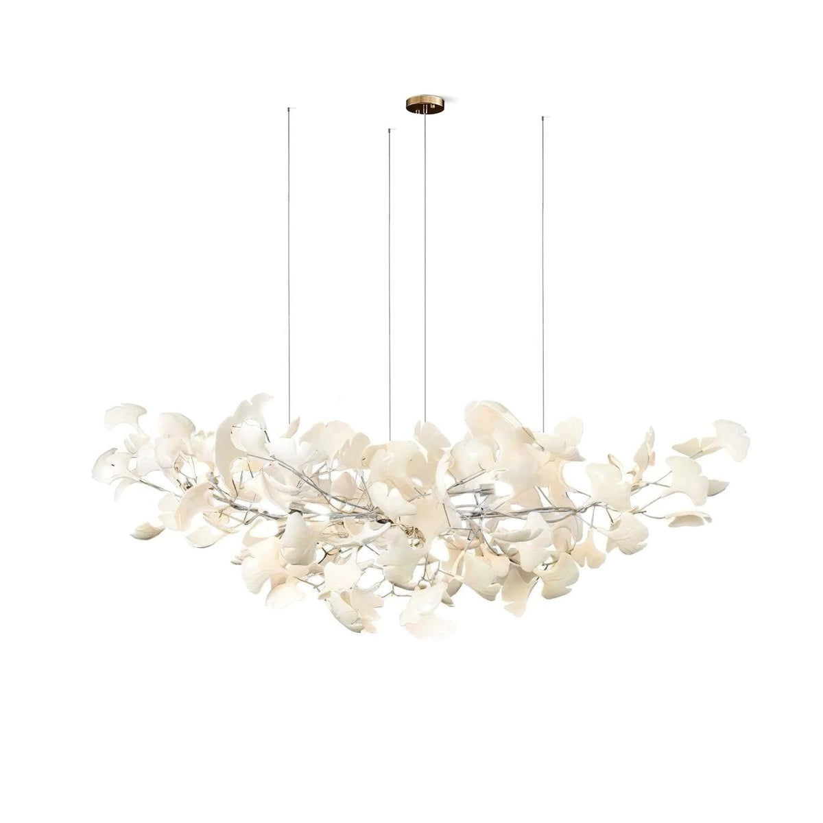 Horizon Ceramic Ginkgo Leaf Chandelier