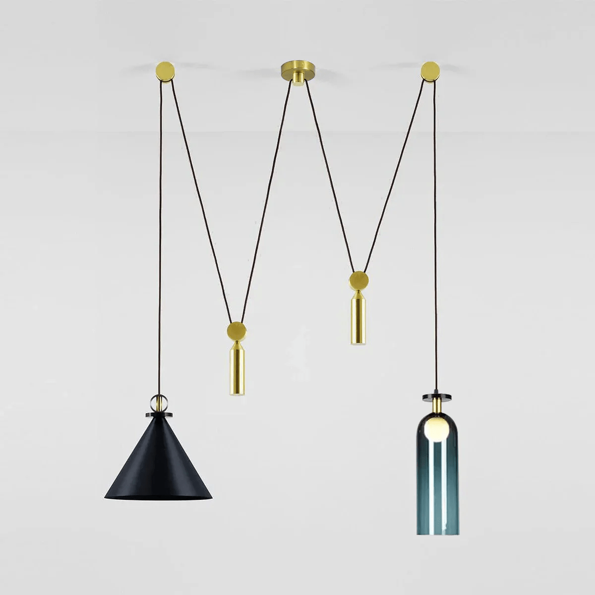 Kubik Geometric Modular Chandelier