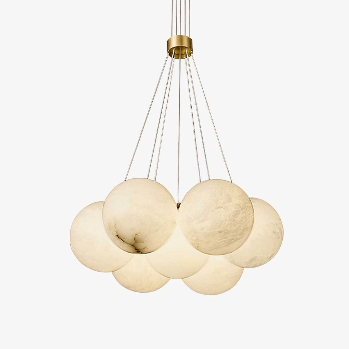 Alix Alabaster Ball Cluster Chandelier