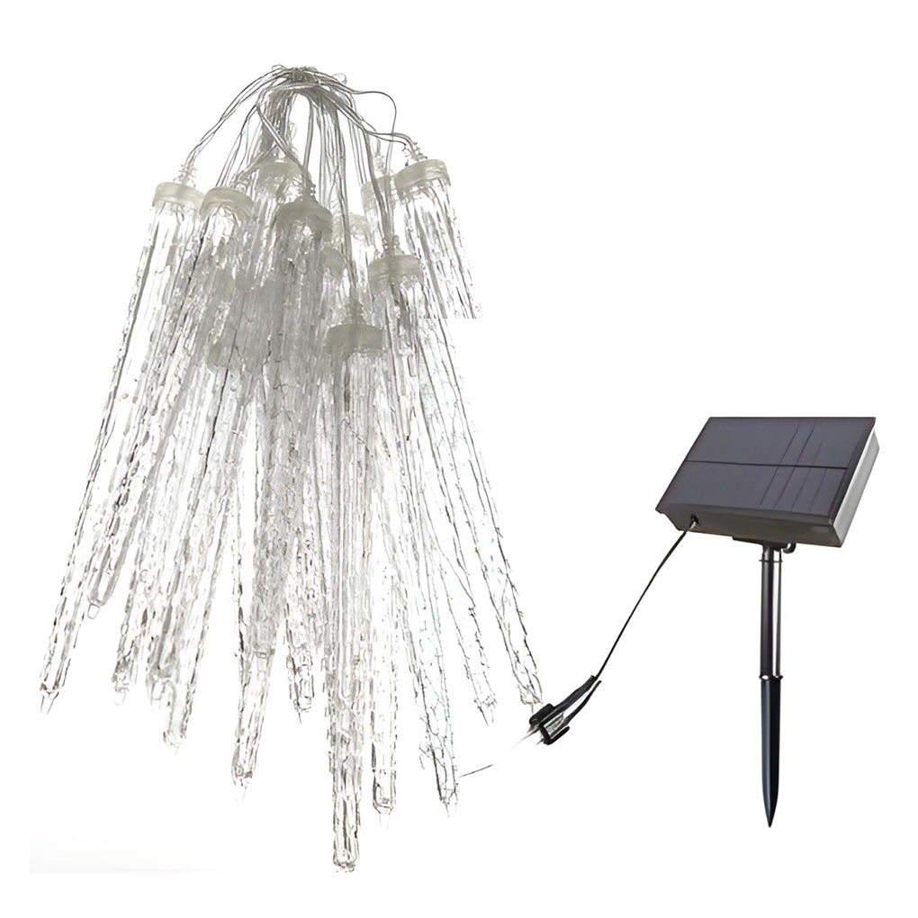 Glacia Solar Icicle String Lights