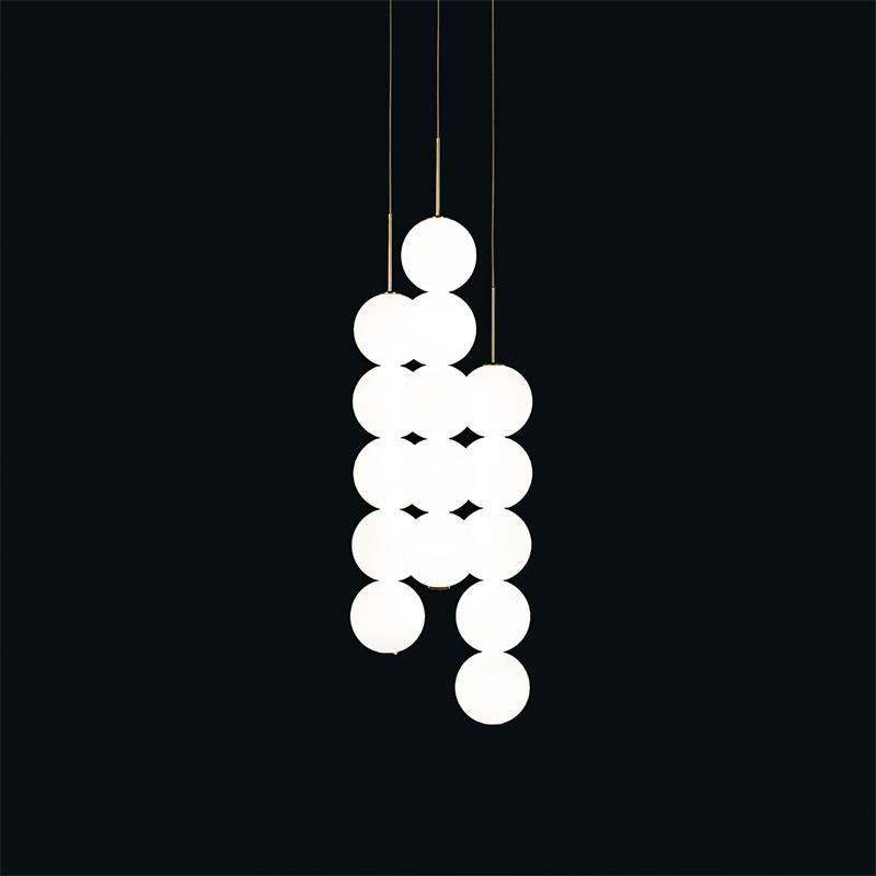 Perlette Stacked Globe Pendant Light