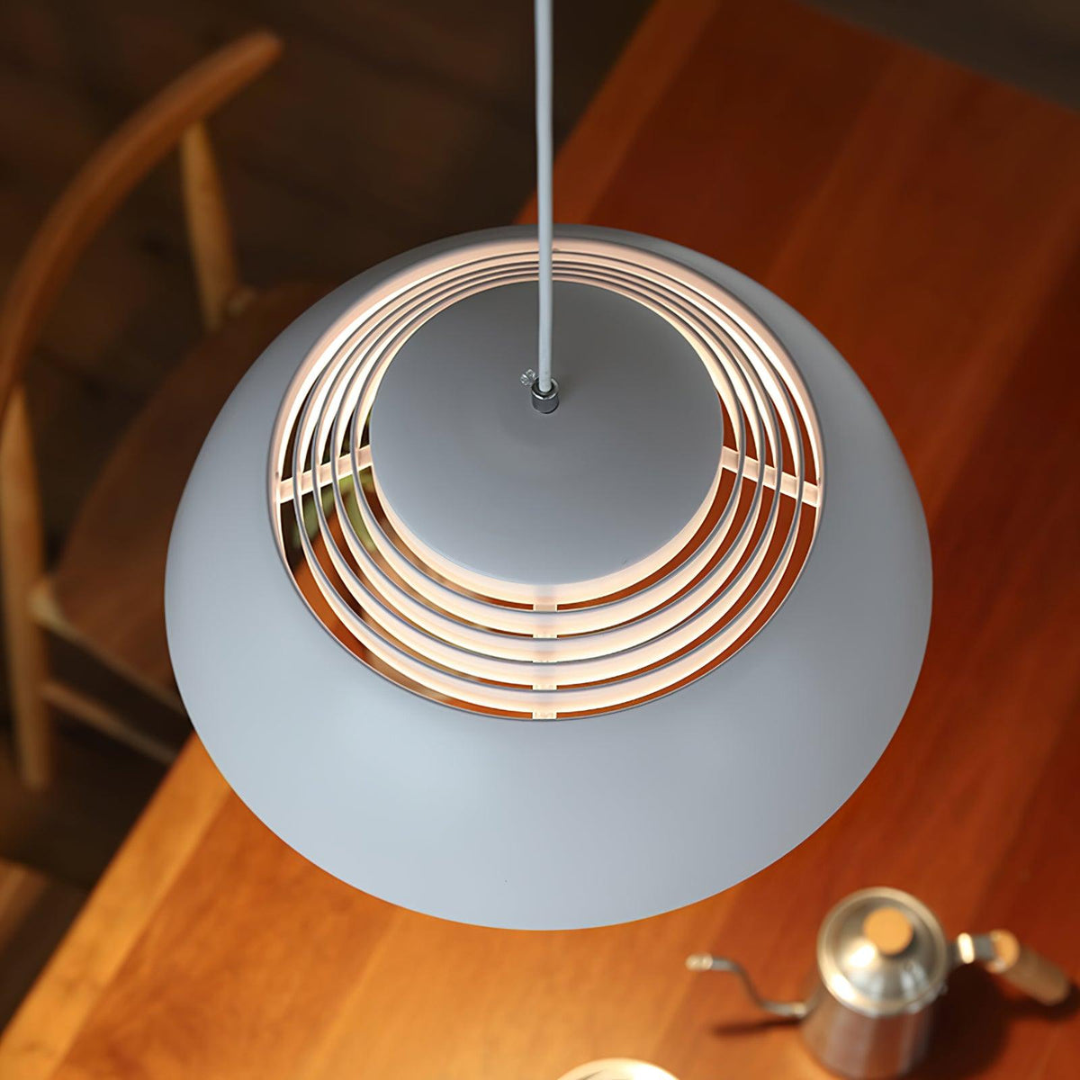 Odeline Ribbed Dome Pendant Light