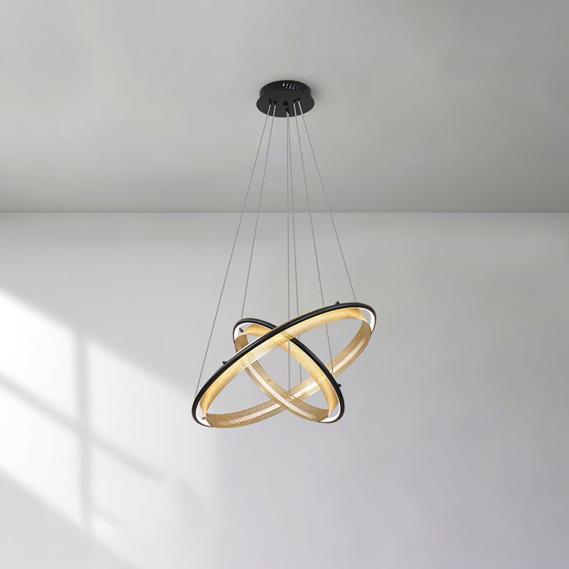 Orbita Acrylic Ring LED Chandelier