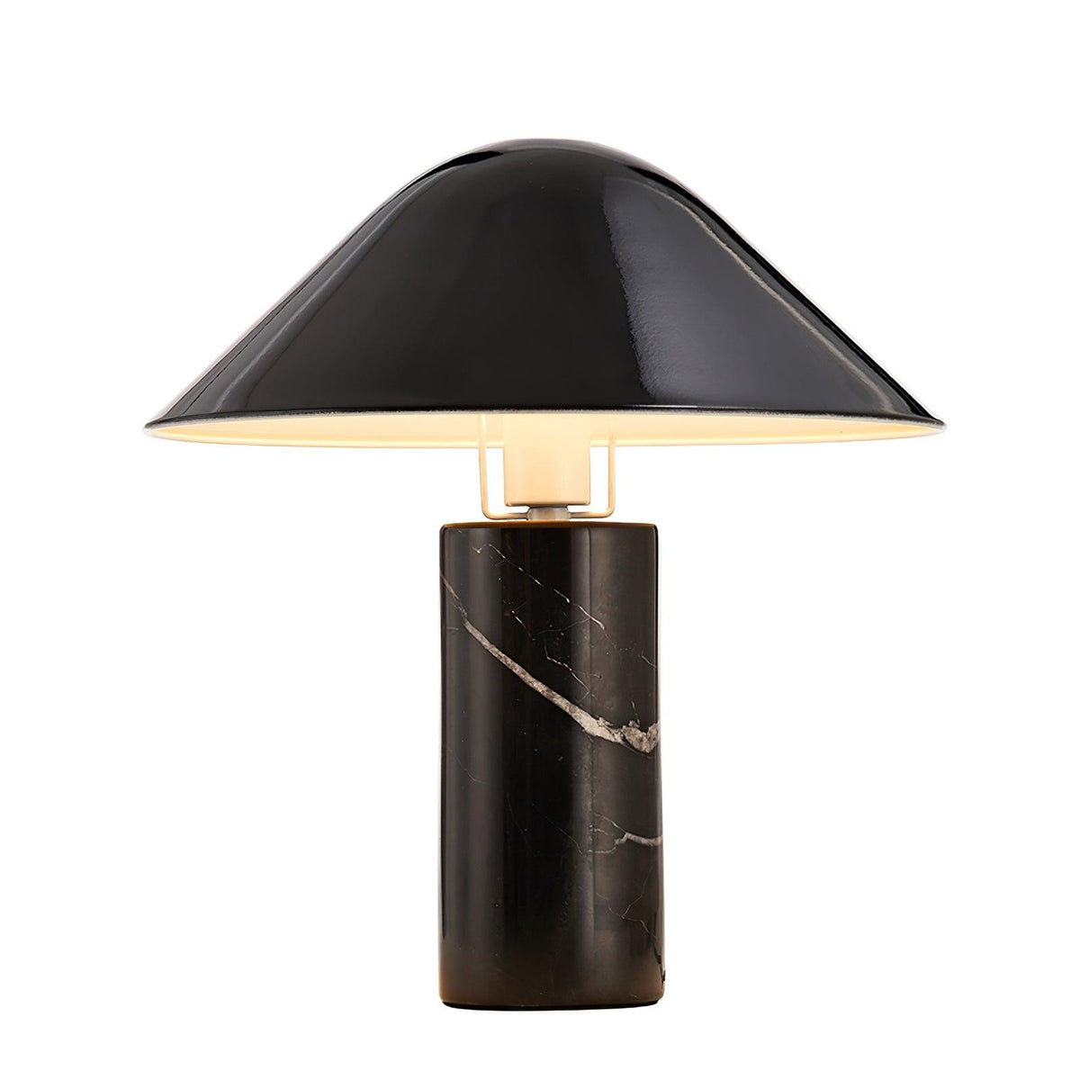 Pietra Marble Metal Shade Table Lamp
