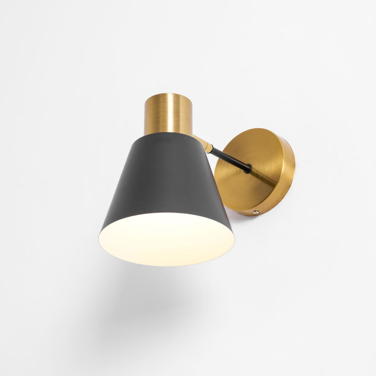 Kestin Adjustable Cone Shade Wall Lamp