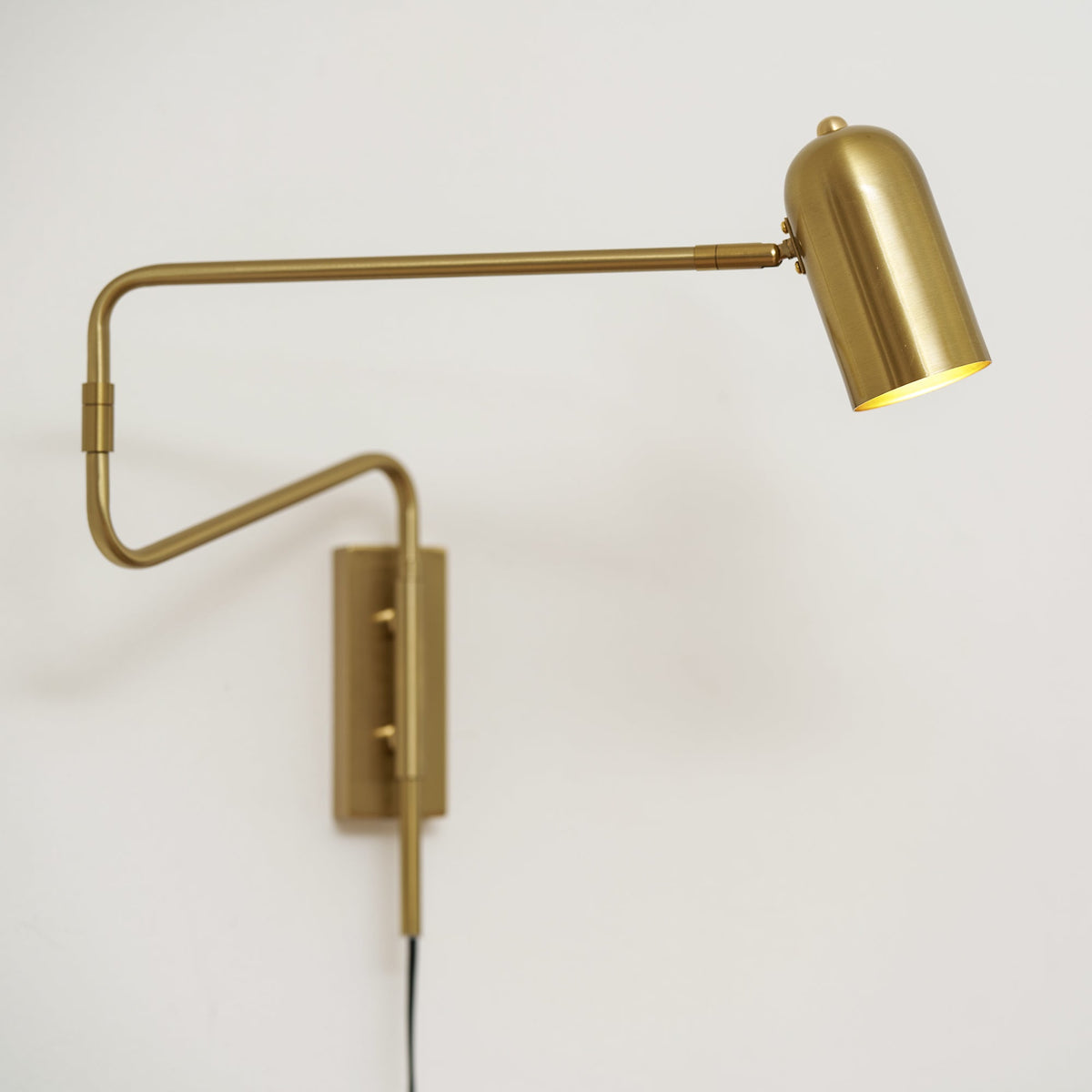 Swivo Plug In Swing Arm Wall Lamp