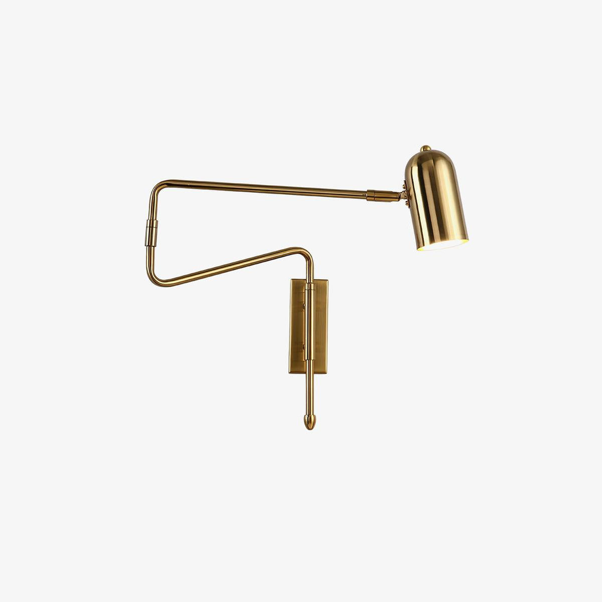 Arley Swing Arm Hardwired Reading Wall Lamp
