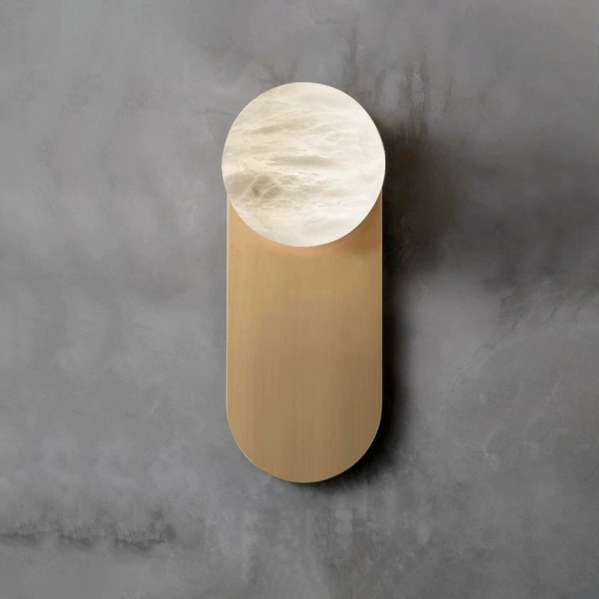 Corisande Alabaster Globe Copper Wall Sconce