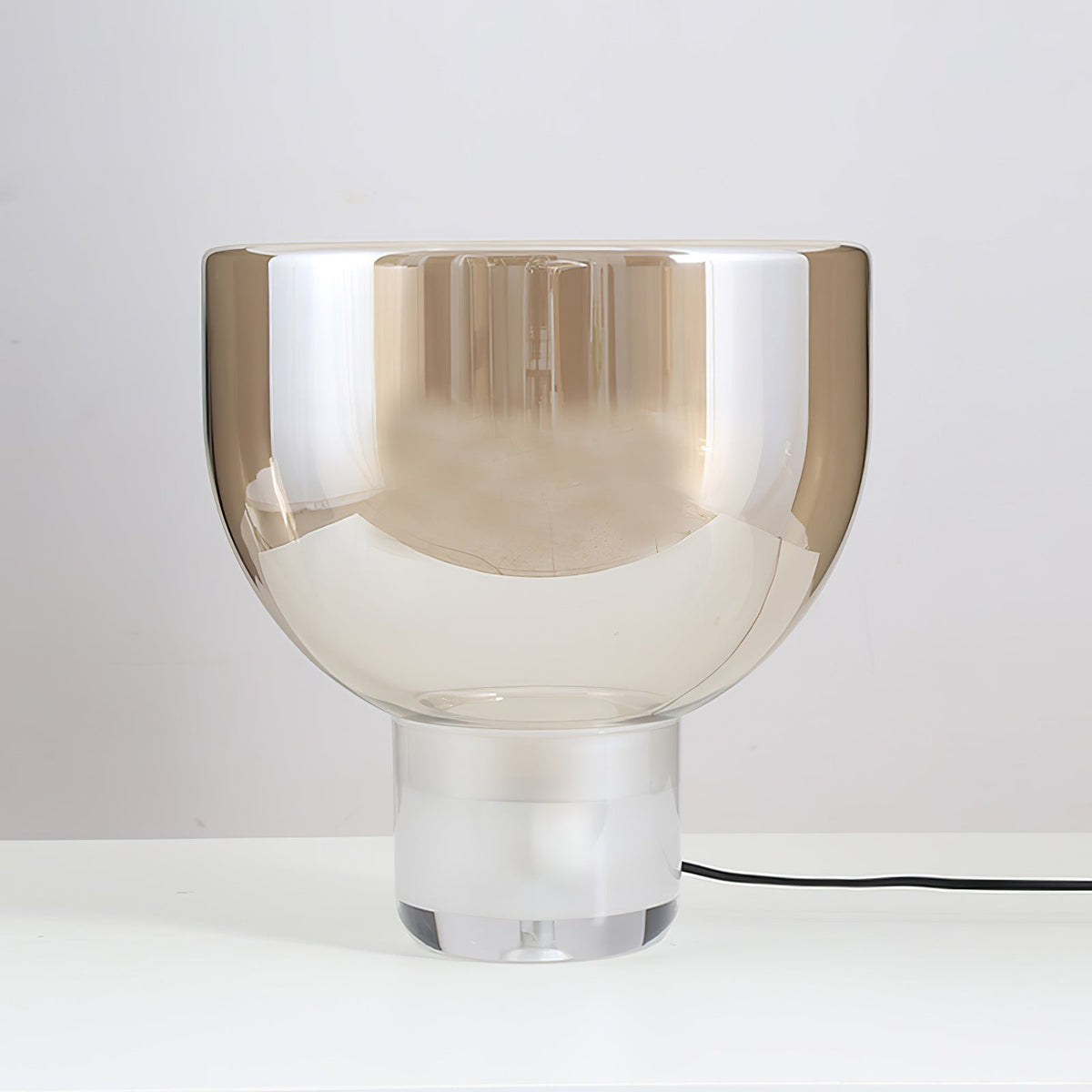 Ambrette Glass Bowl Table Lamp