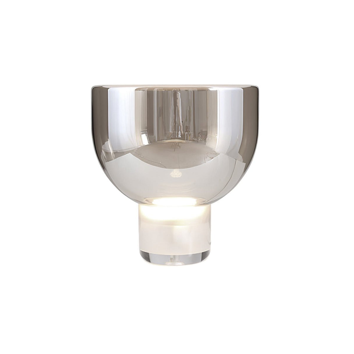 Ambrette Glass Bowl Table Lamp