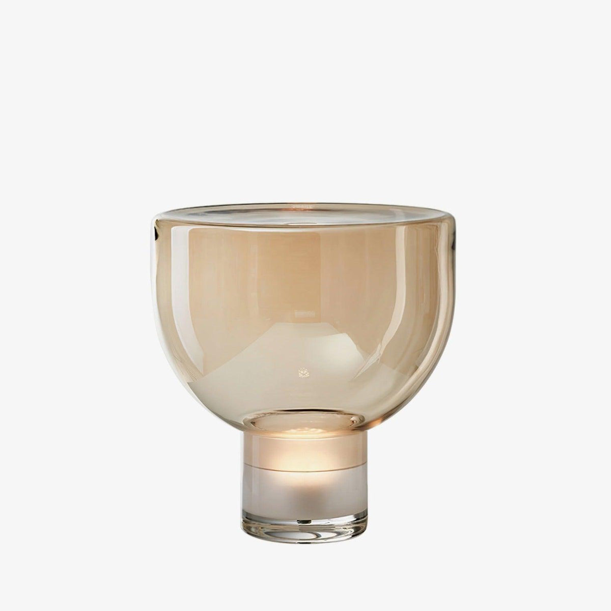 Ambrette Glass Bowl Table Lamp