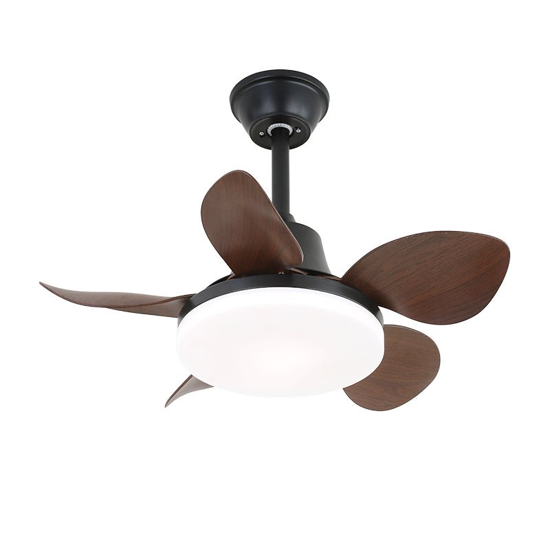 Junon Walnut Blade LED Ceiling Fan Light with Remote