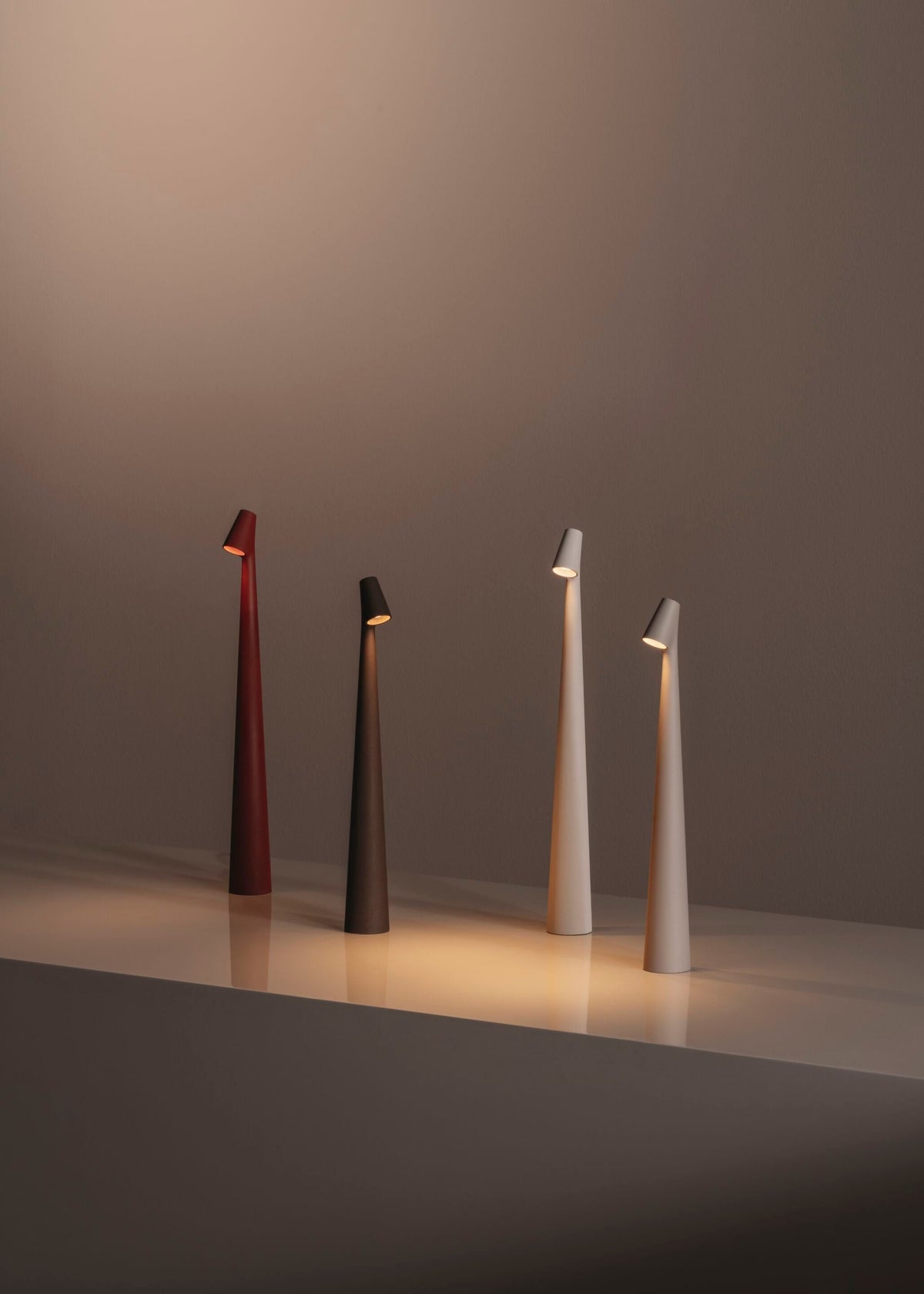 Amaryn Slim Cone Rechargeable LED Table Lamp
