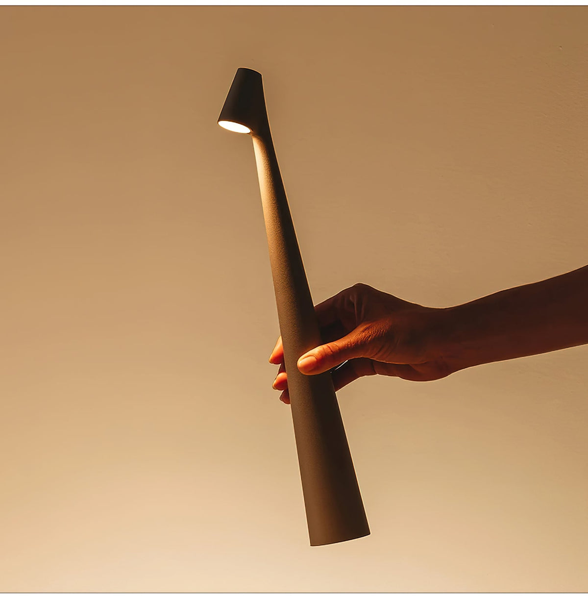 Amaryn Slim Cone Rechargeable LED Table Lamp