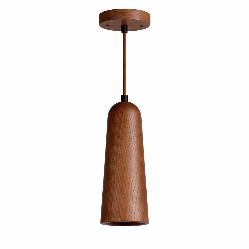 Valentine Solid Wood Taper Mini Pendant Light