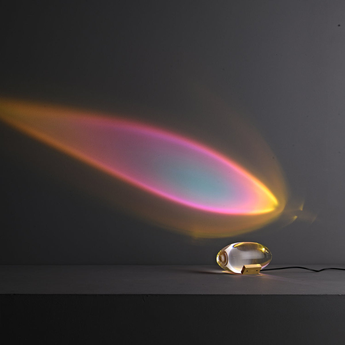 Atman Crystal Glass LED Table Lamp