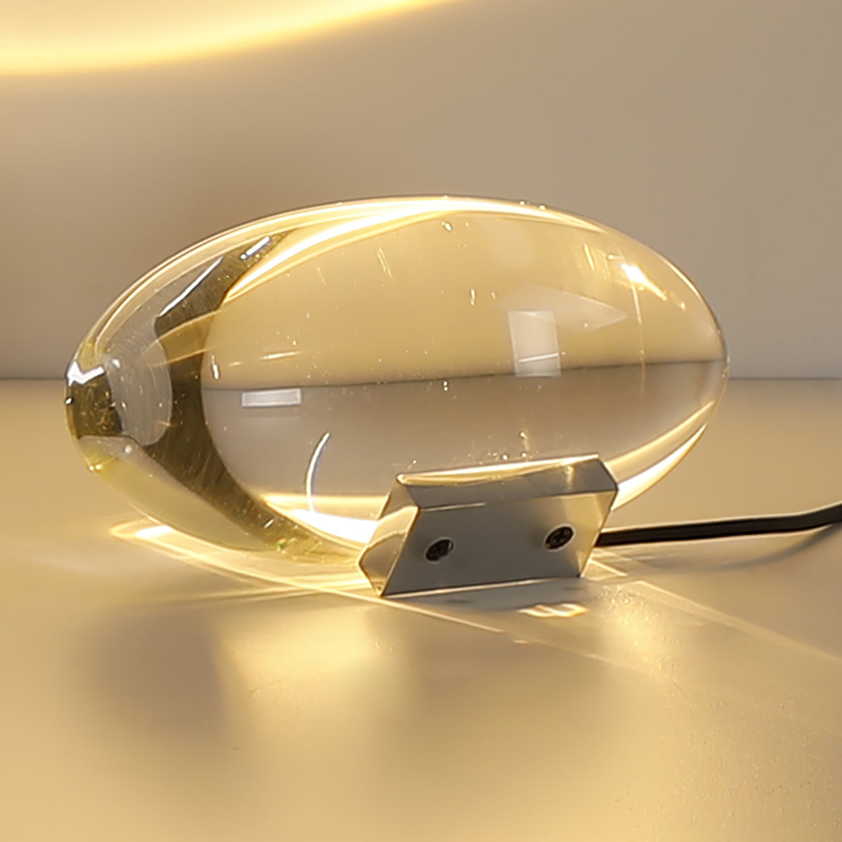 Atman Crystal Glass LED Table Lamp