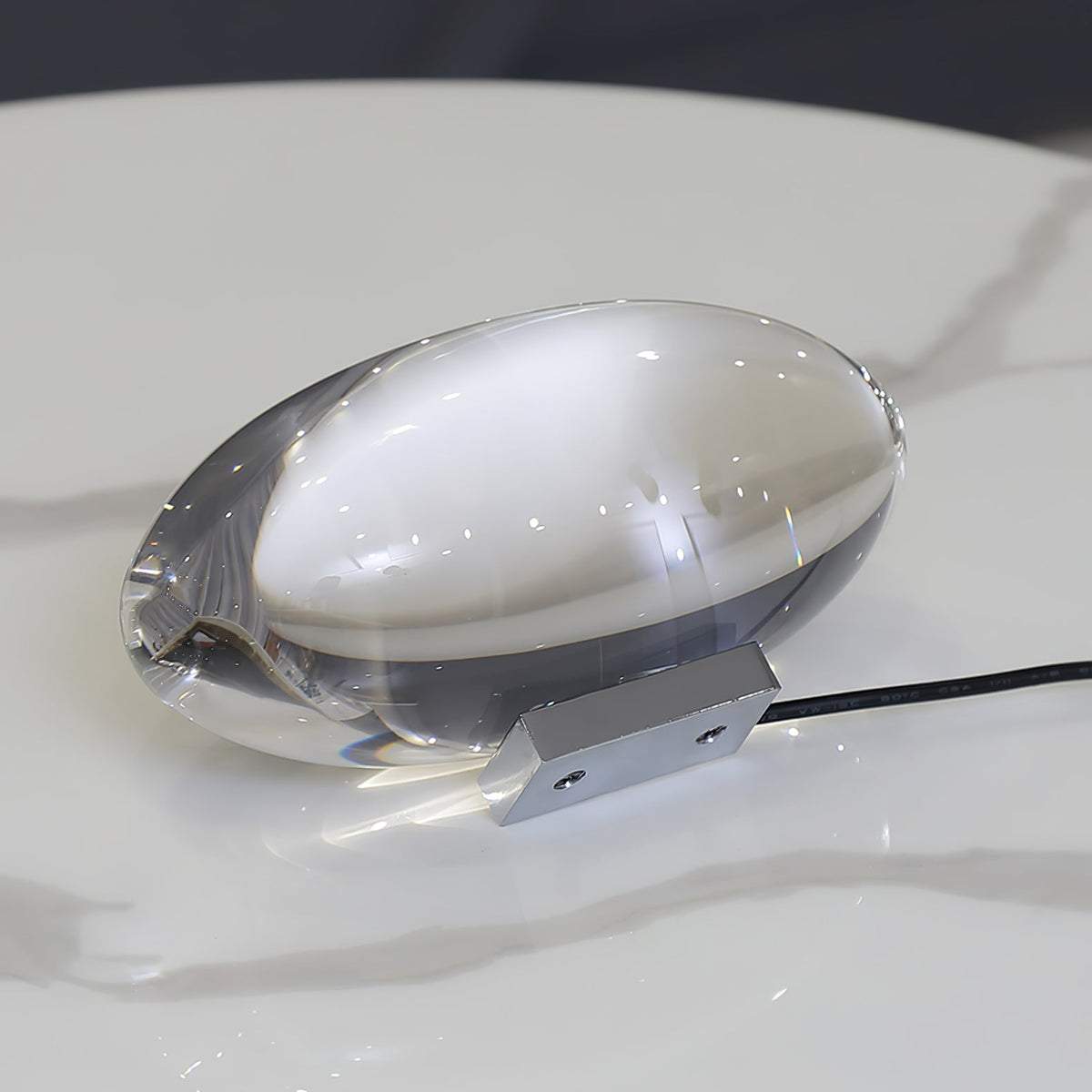 Atman Crystal Glass LED Table Lamp
