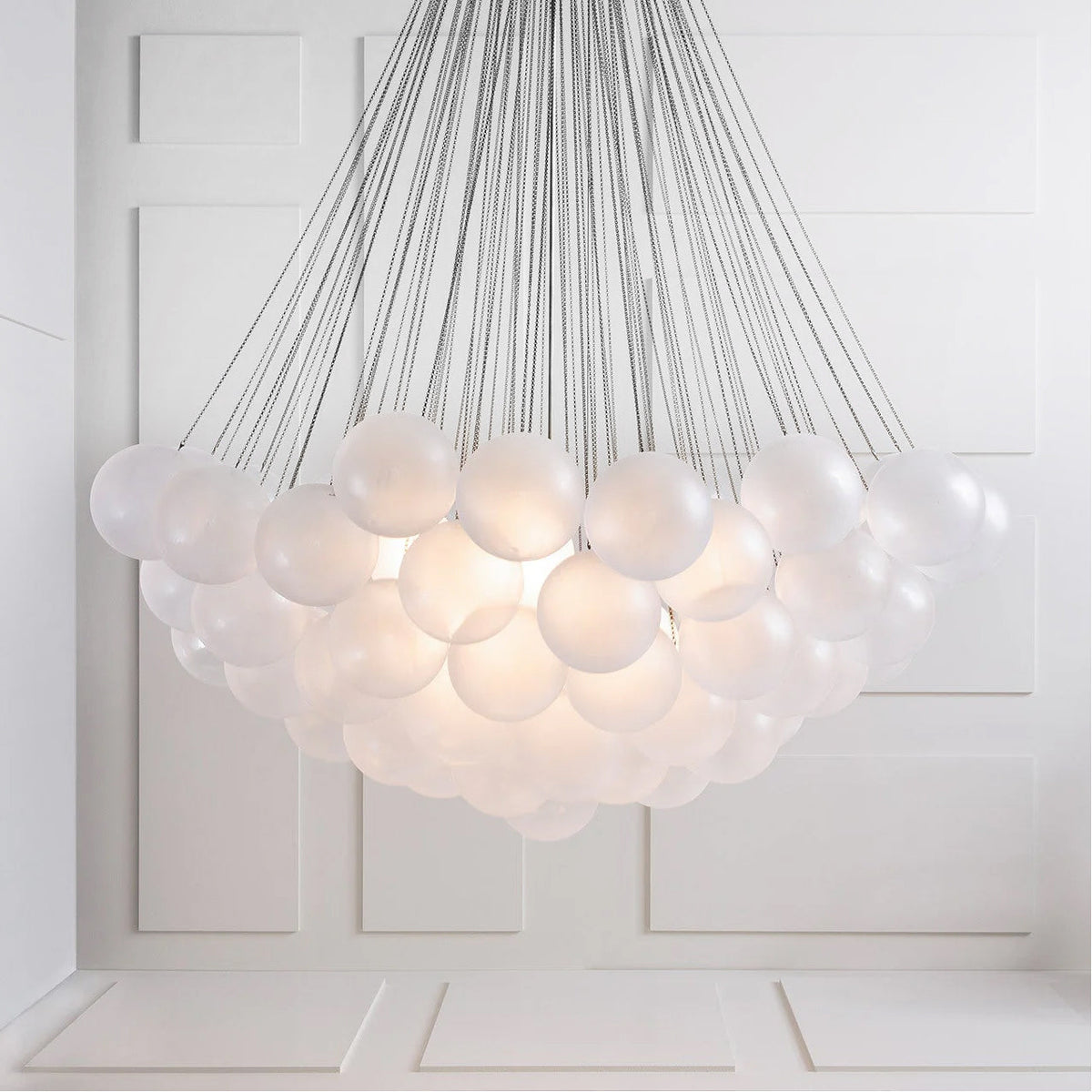 Bulle Frosted Glass Bubble Chandelier