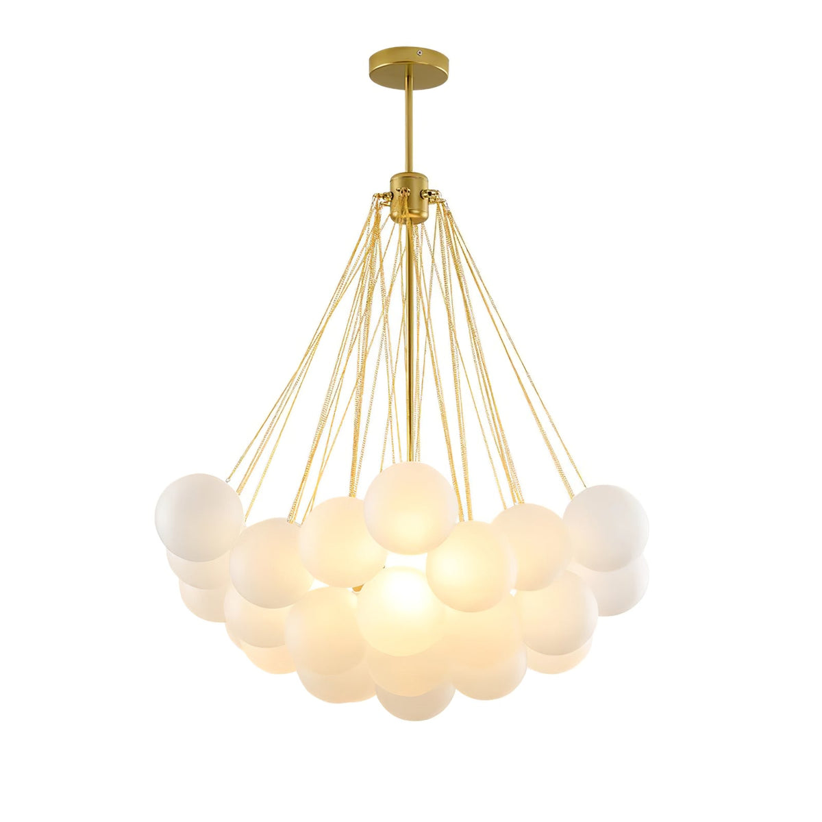 Bulle Frosted Glass Bubble Chandelier