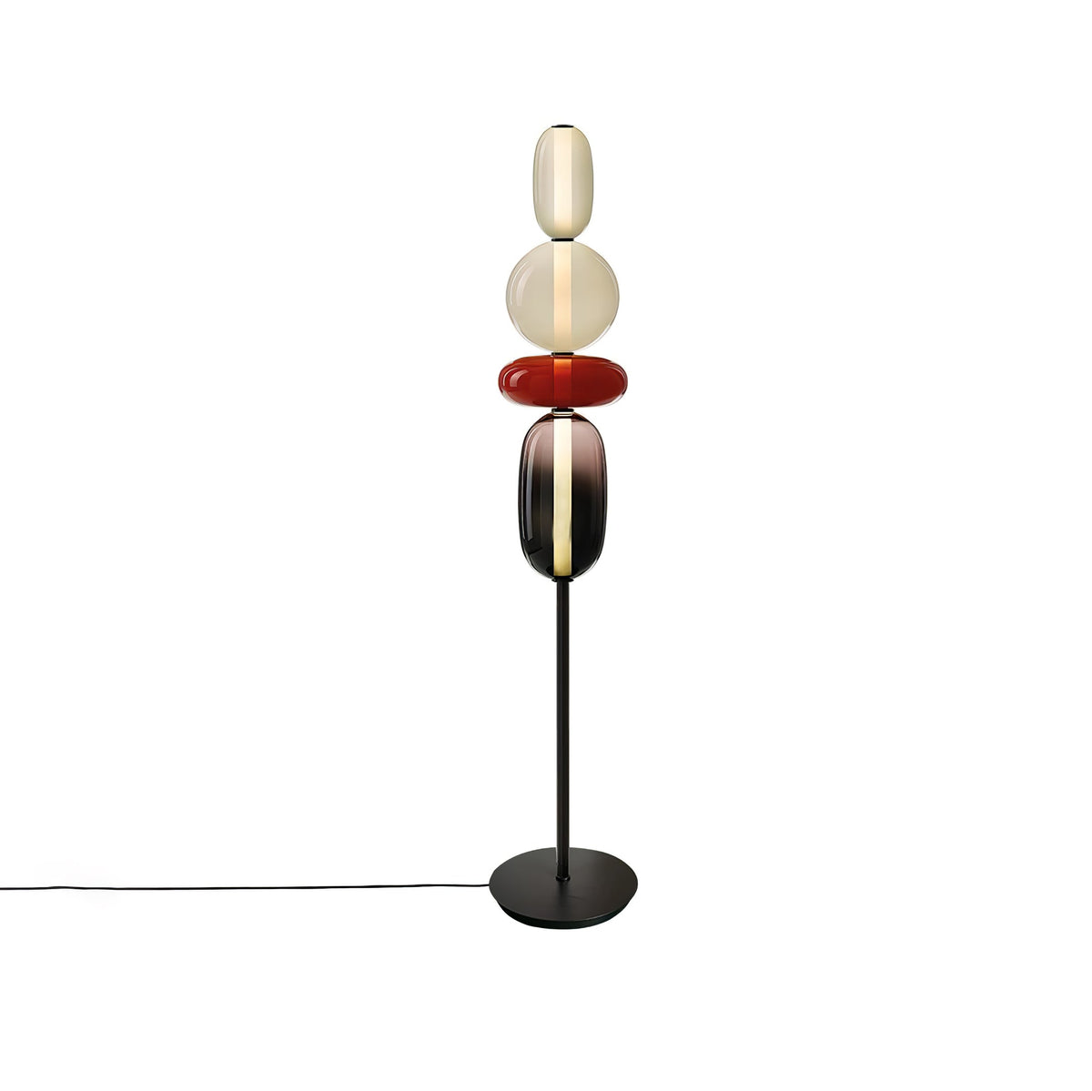 Bijou Hand Blown Glass Floor Lamp