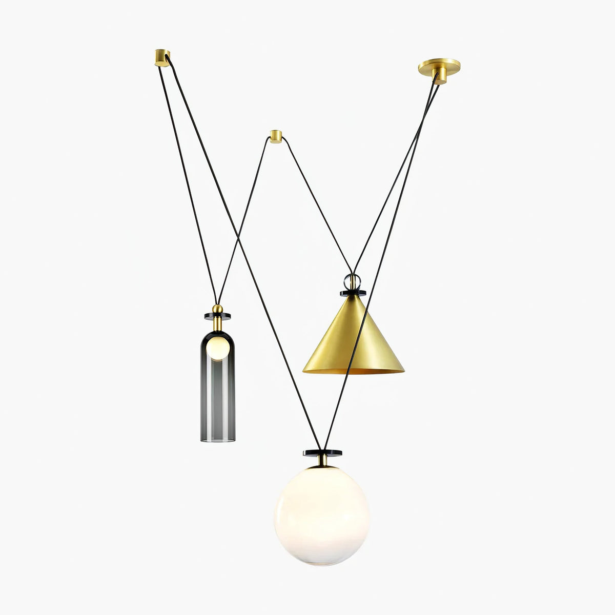 Kubik Geometric Modular Chandelier