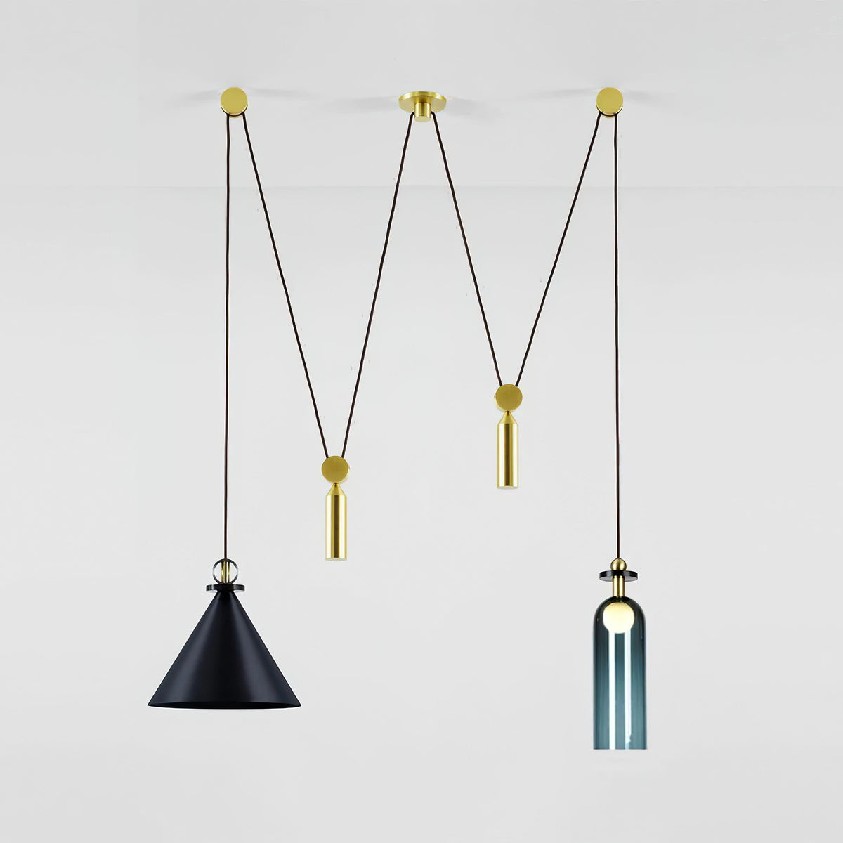 Kubik Geometric Modular Chandelier