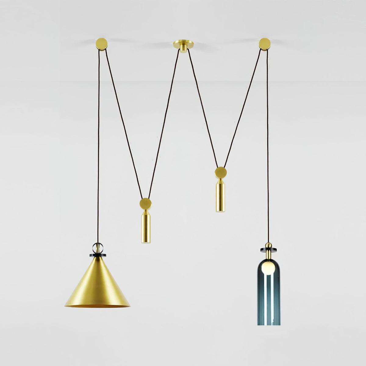 Kubik Geometric Modular Chandelier