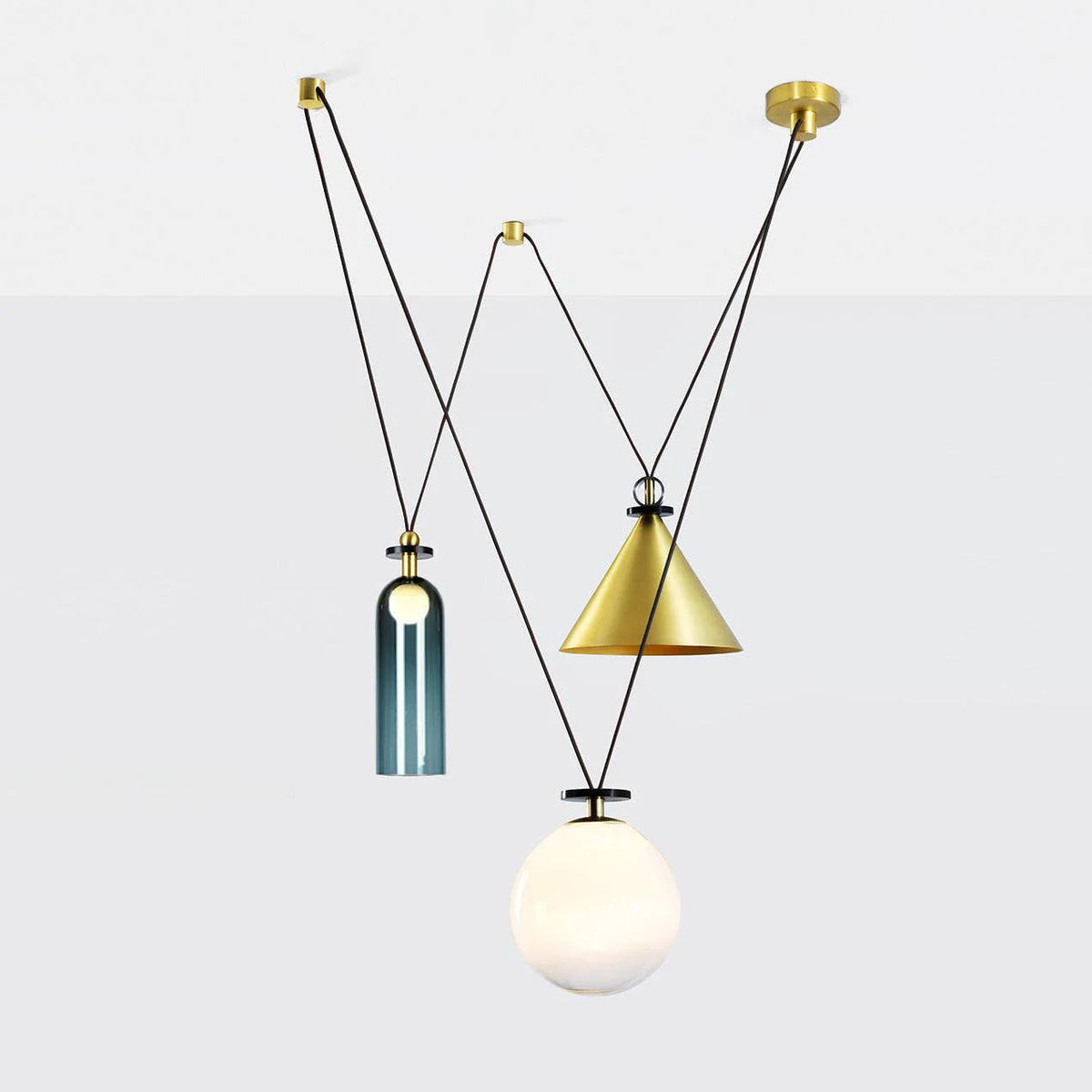 Kubik Geometric Modular Chandelier