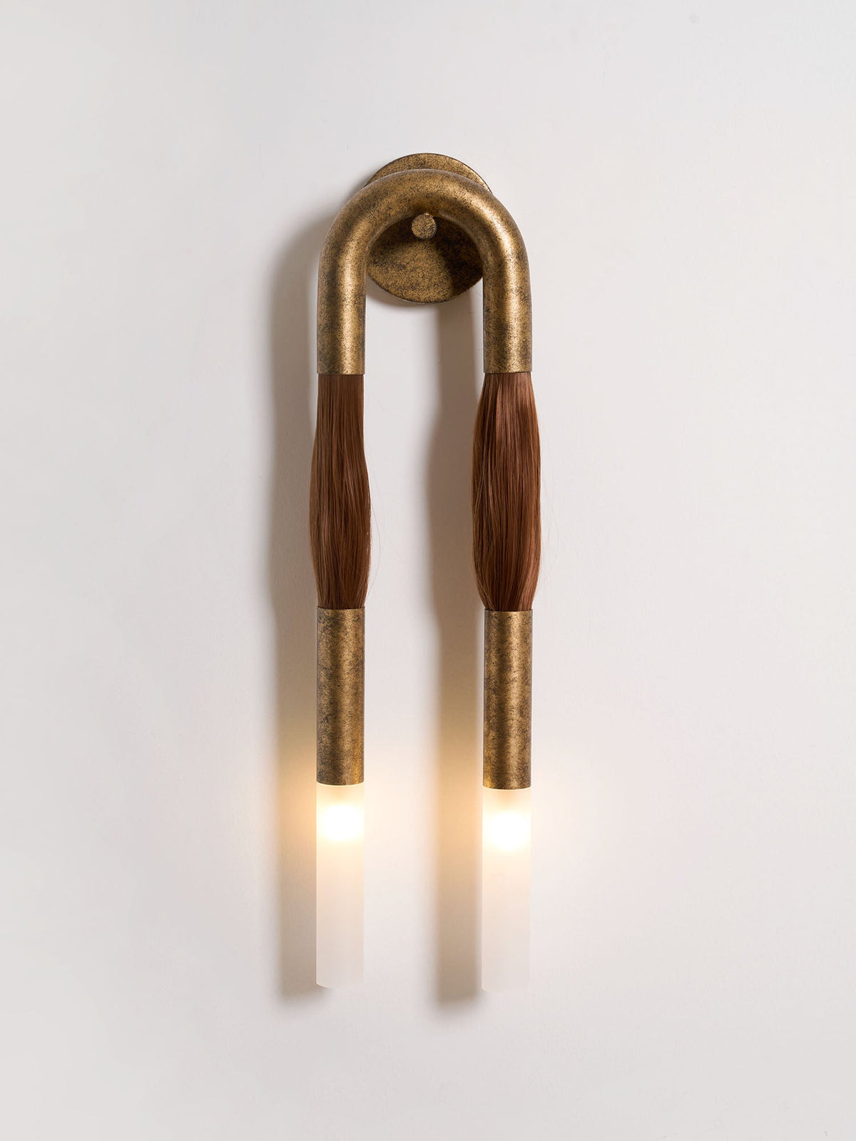Palomino Faux Horsehair Wall Sconce