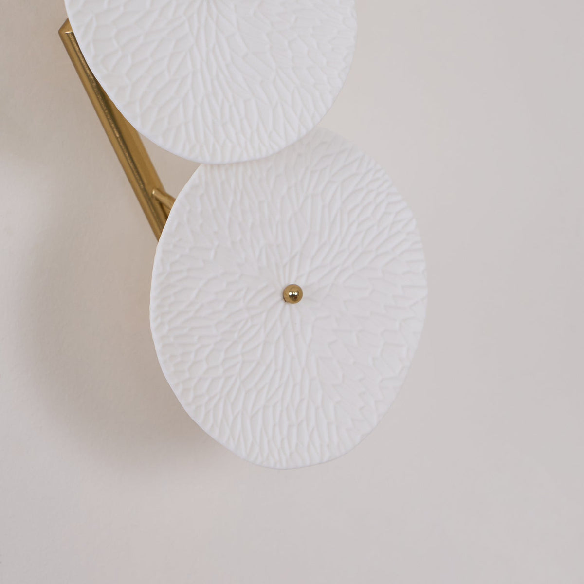 Florin Ceramic Petal Wall Sconce