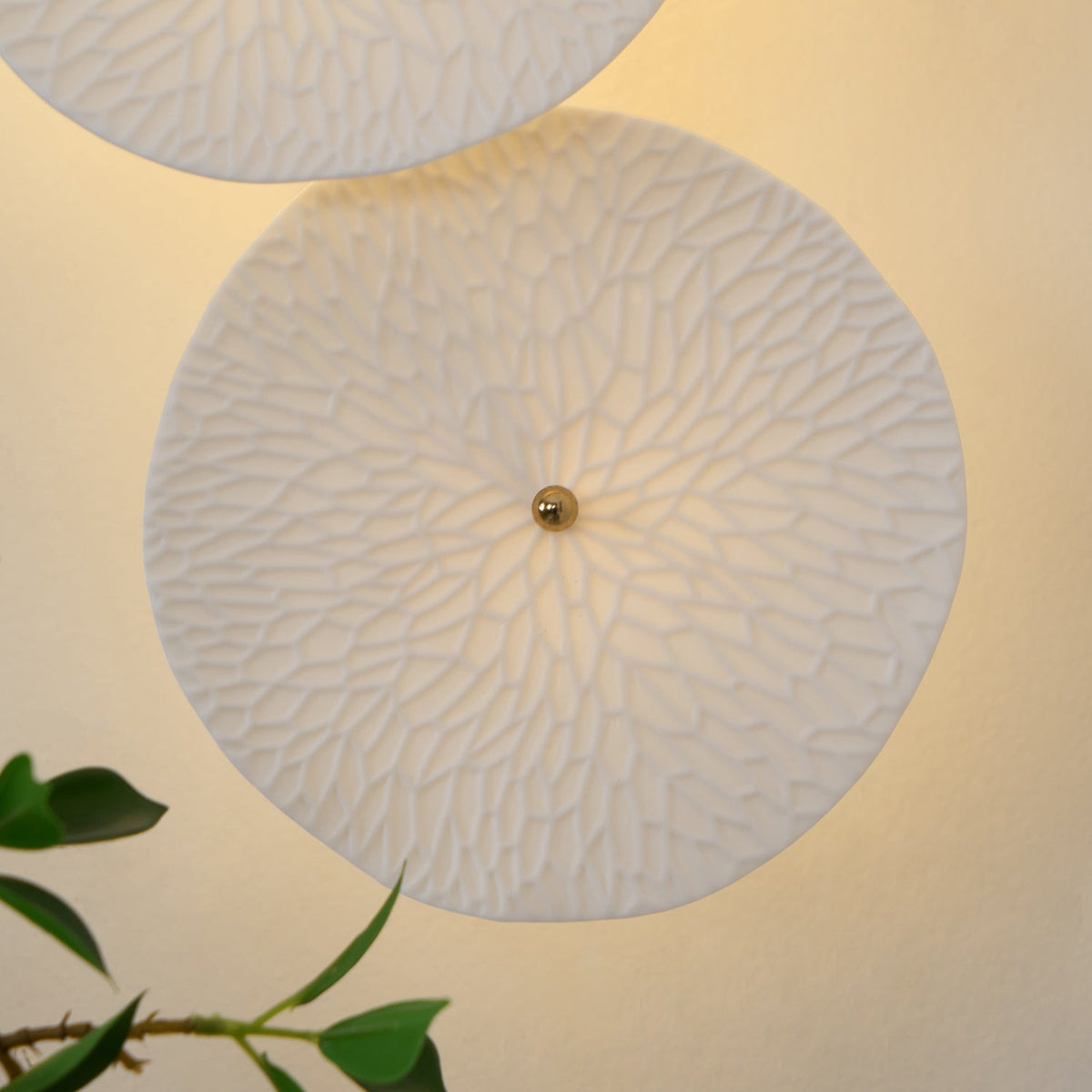Florin Ceramic Petal Wall Sconce