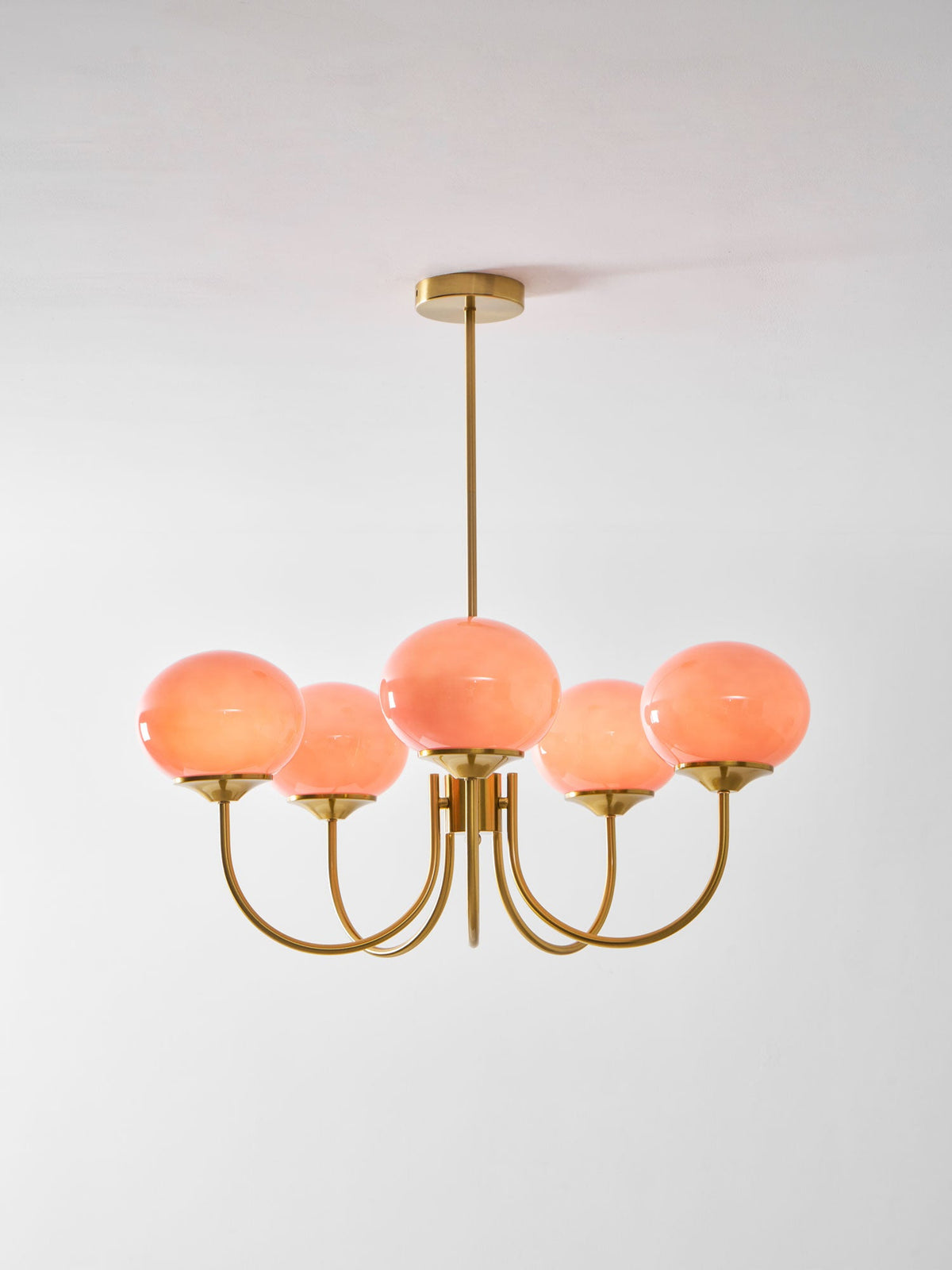 Mallow Glass Shade Chandelier