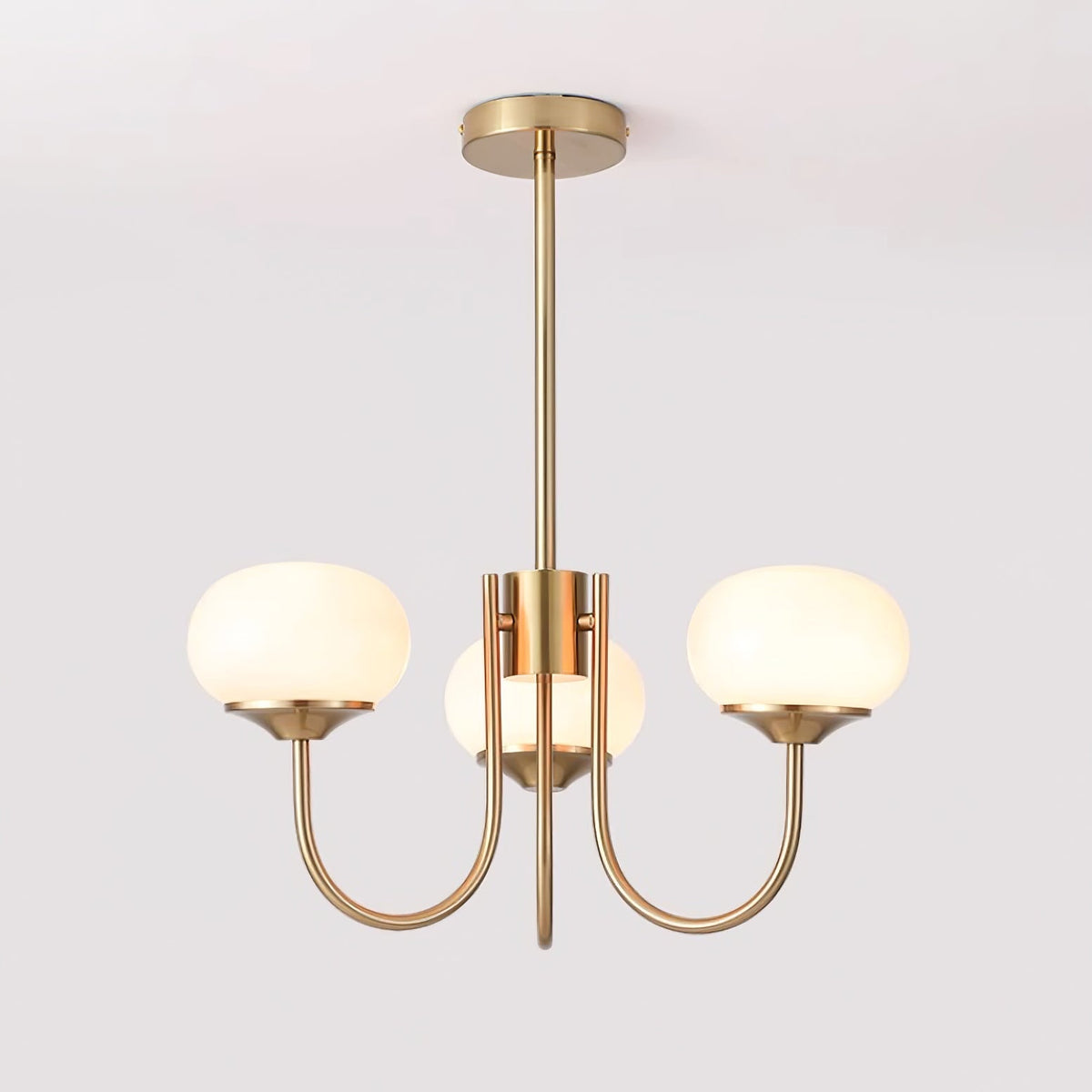 Mallow Glass Shade Chandelier