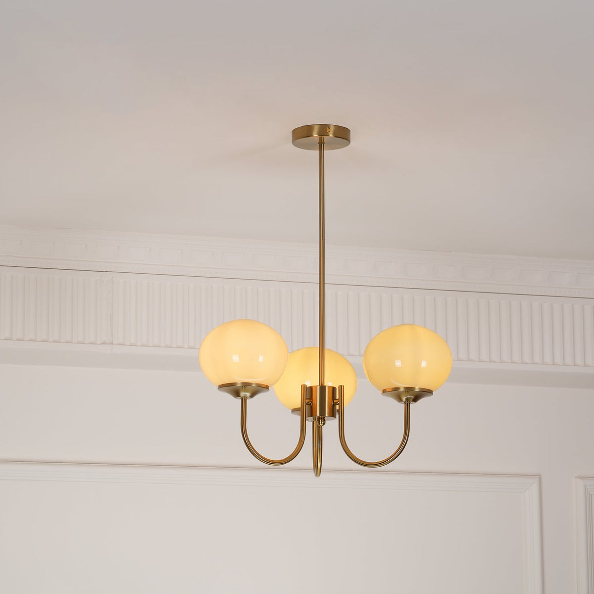Mallow Glass Shade Chandelier