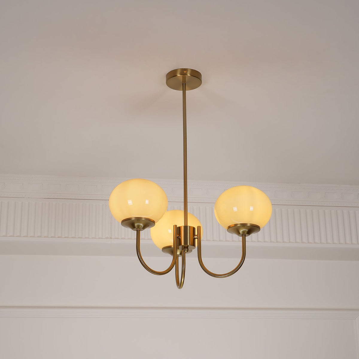 Mallow Glass Shade Chandelier