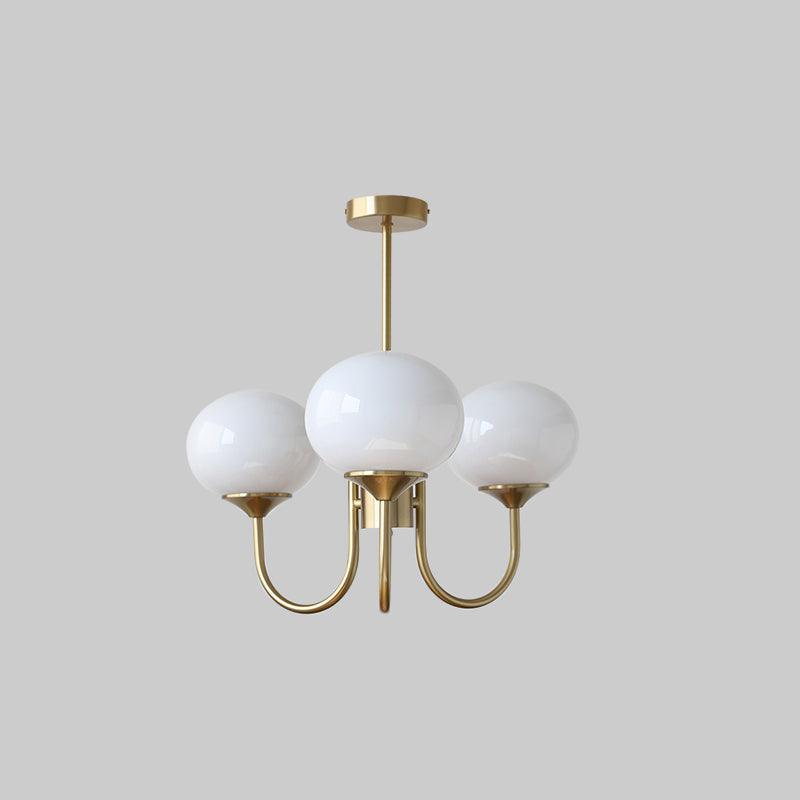 Mallow Glass Shade Chandelier