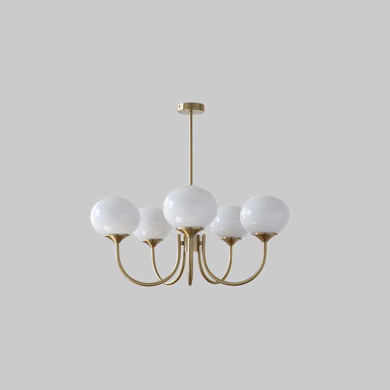 Mallow Glass Shade Chandelier