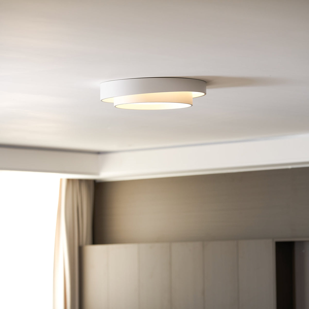 Cadenza Drum Flush Mount Ceiling Light