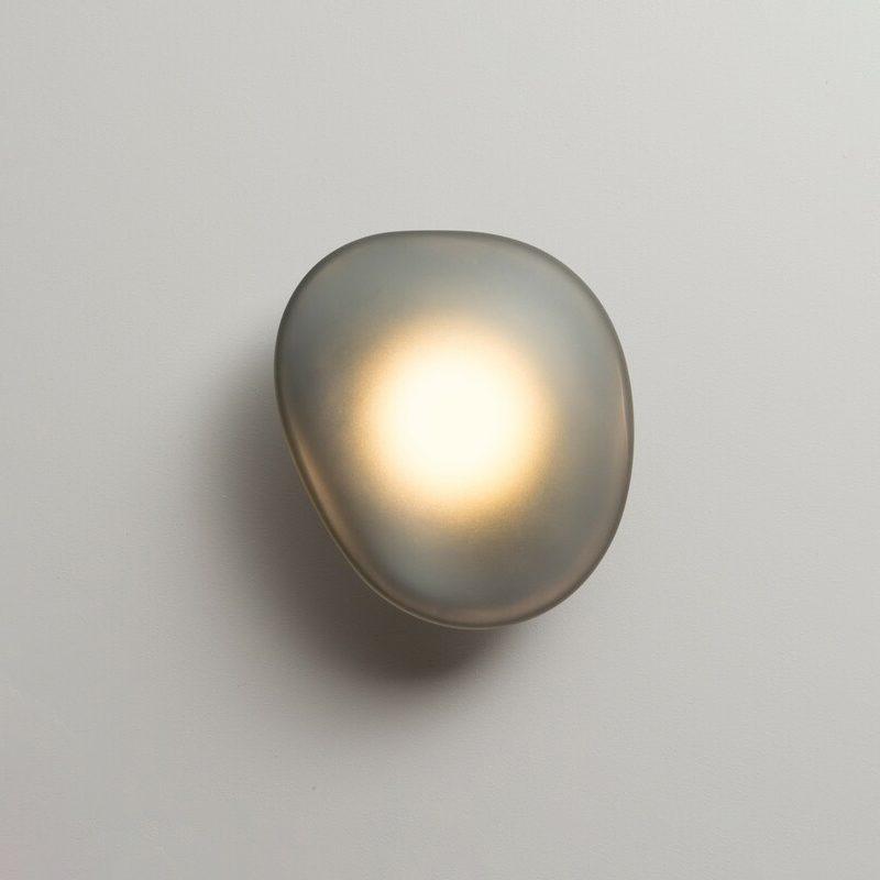 Opaline Blown Glass Wall Sconce