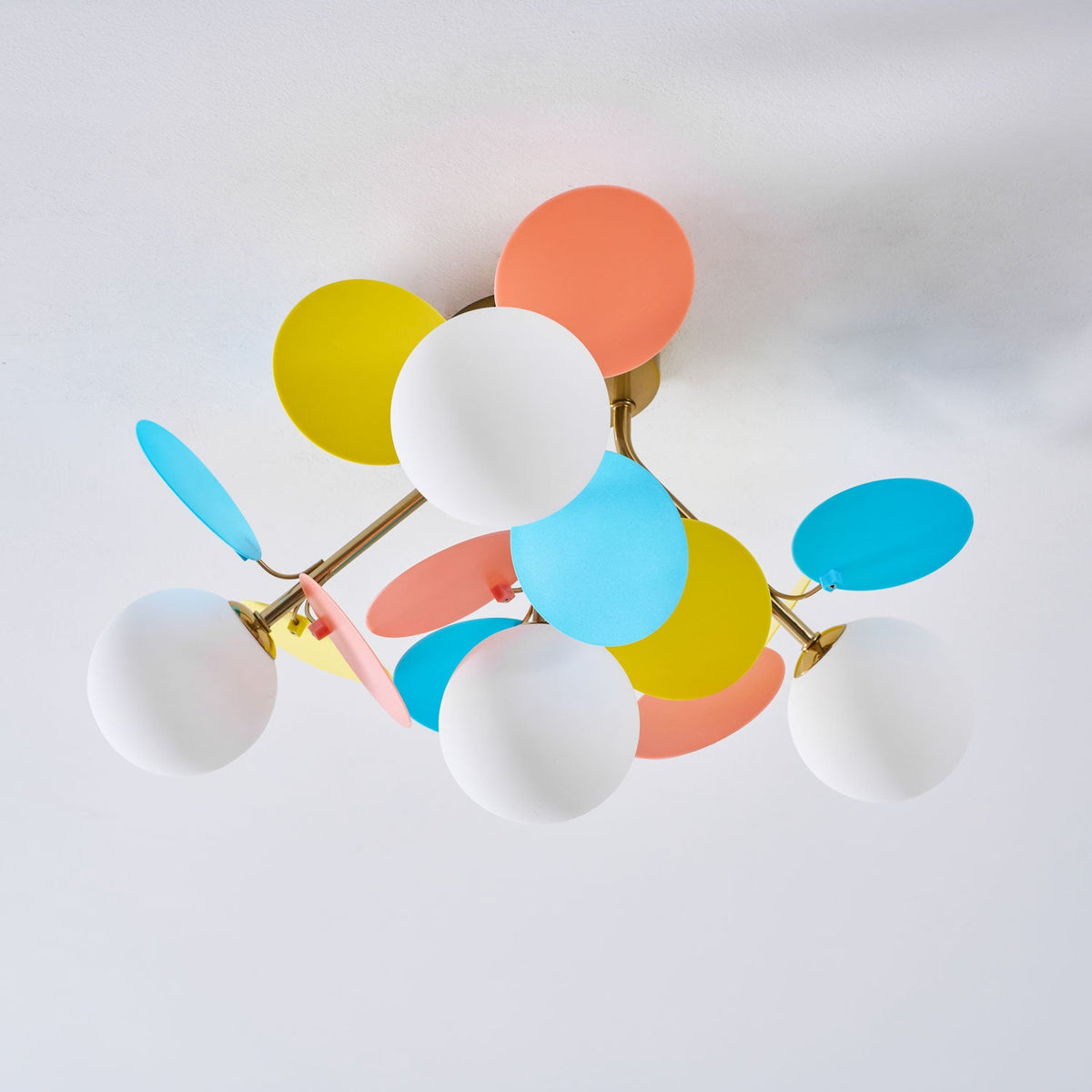 Macaron Pastel Disc Ceiling Light