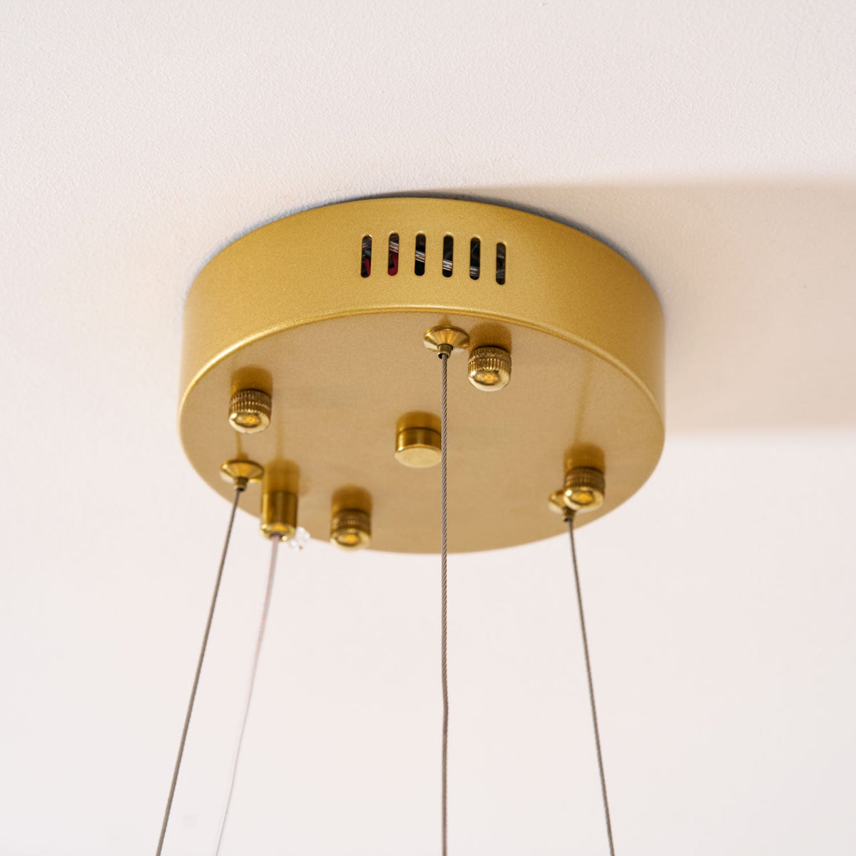 Undine Gold Leaf LED Chandelier