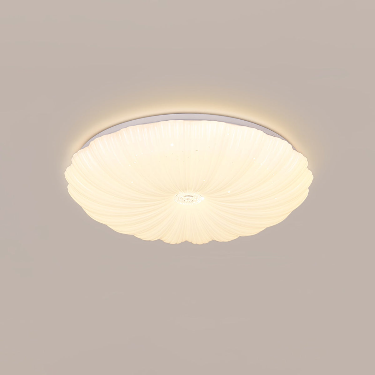 Conque Acrylic Shell LED Ceiling Light product photo