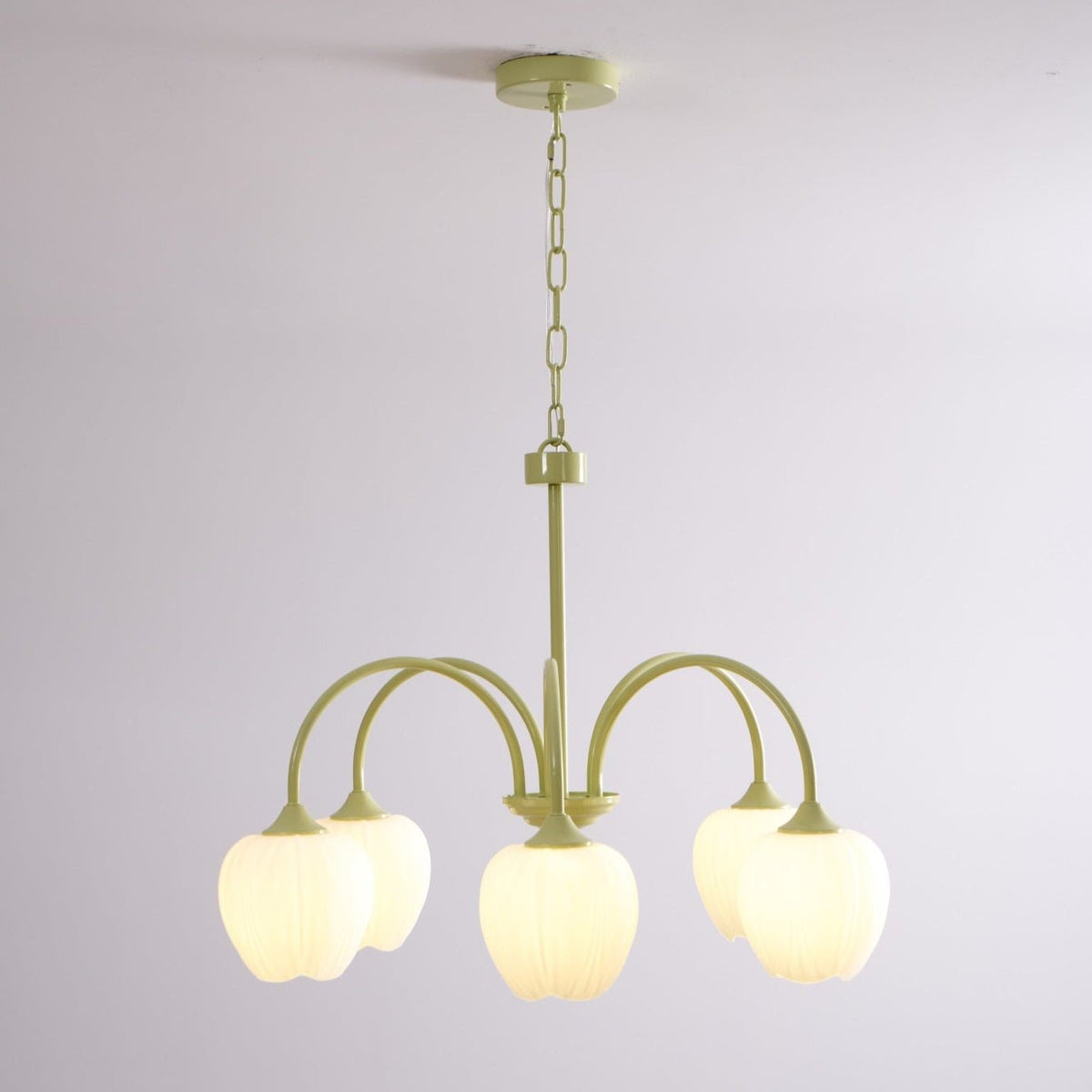 Tulipa Tulip Glass Multi Head Chandelier Ceiling Light