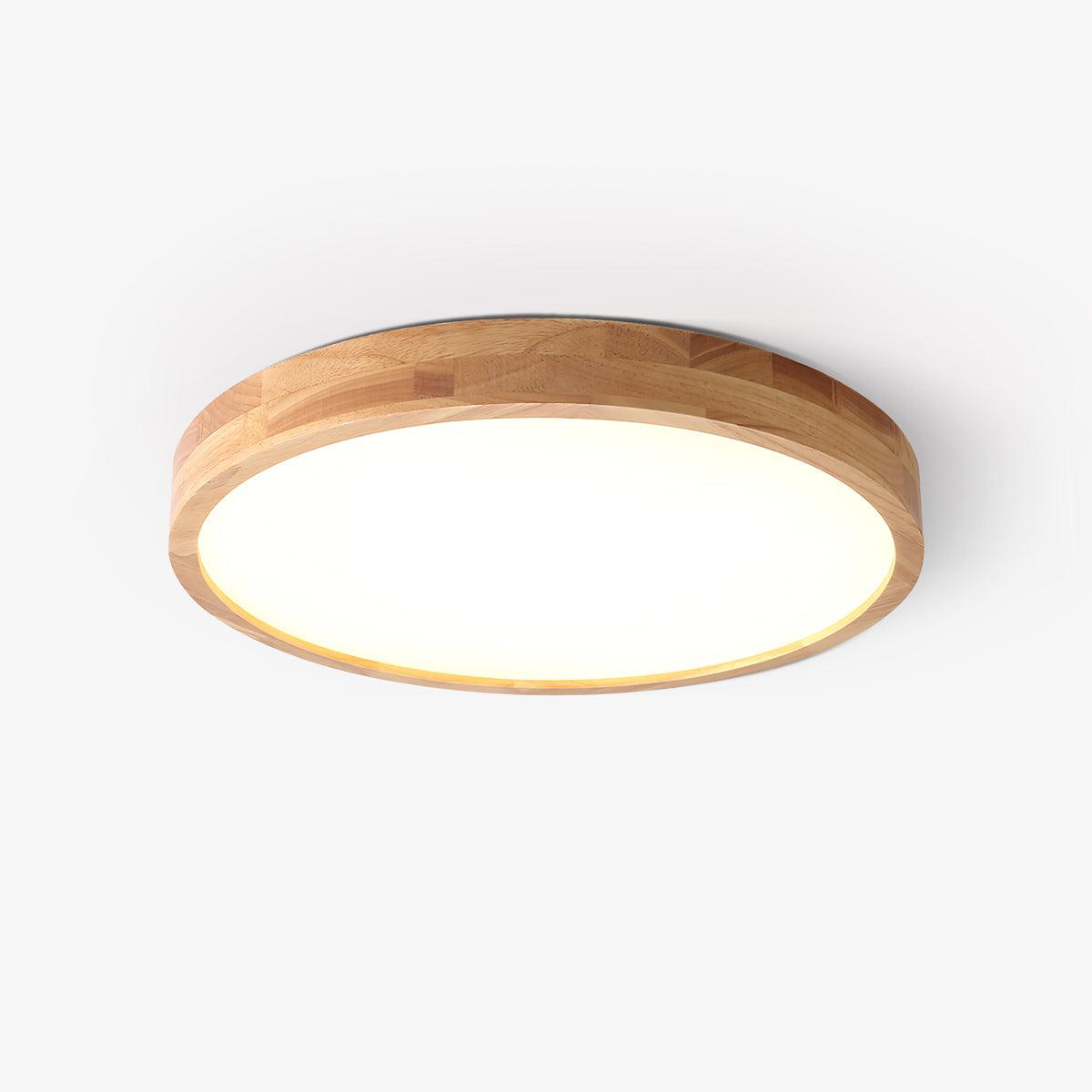 Doga Wood Flush Mount Ceiling Light
