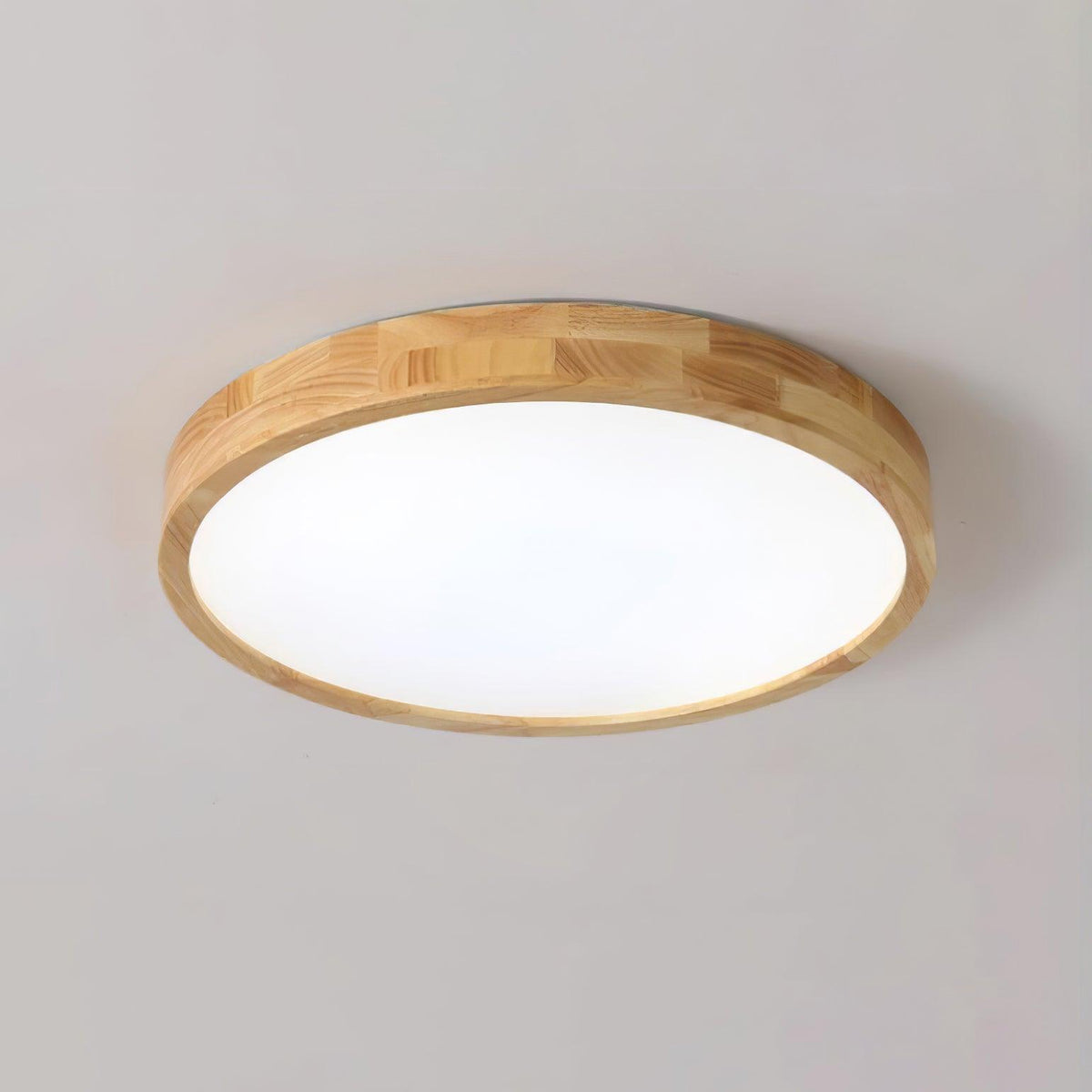 Doga Wood Flush Mount Ceiling Light