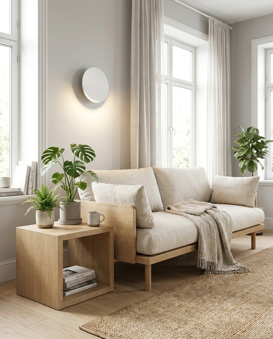 Nord LED Bedside Wall Sconce White Warm White living room