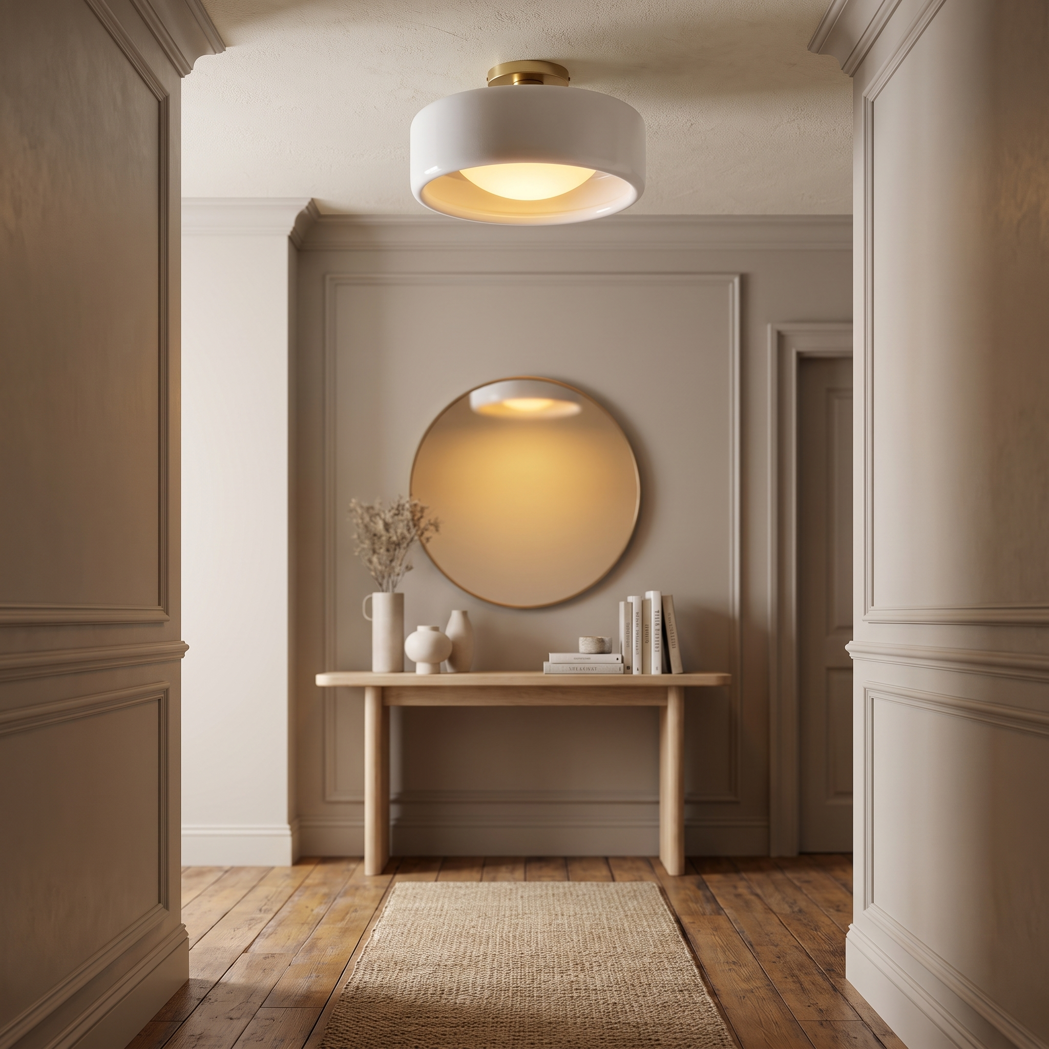 Cerova flush mount - White