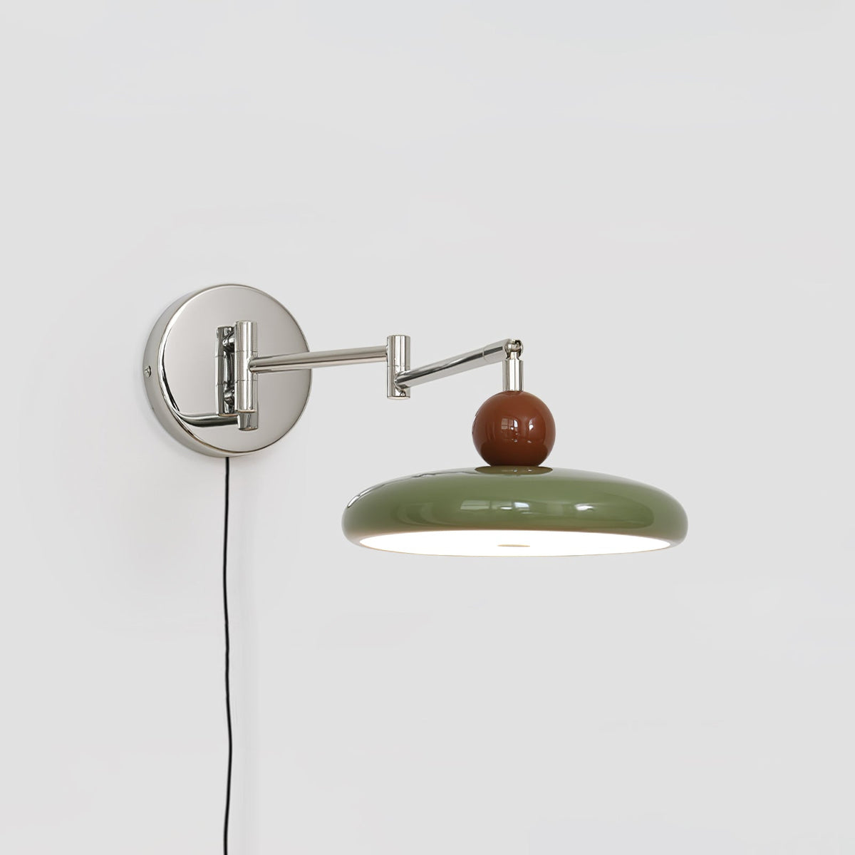 Lola Plug In Disc Wall Light