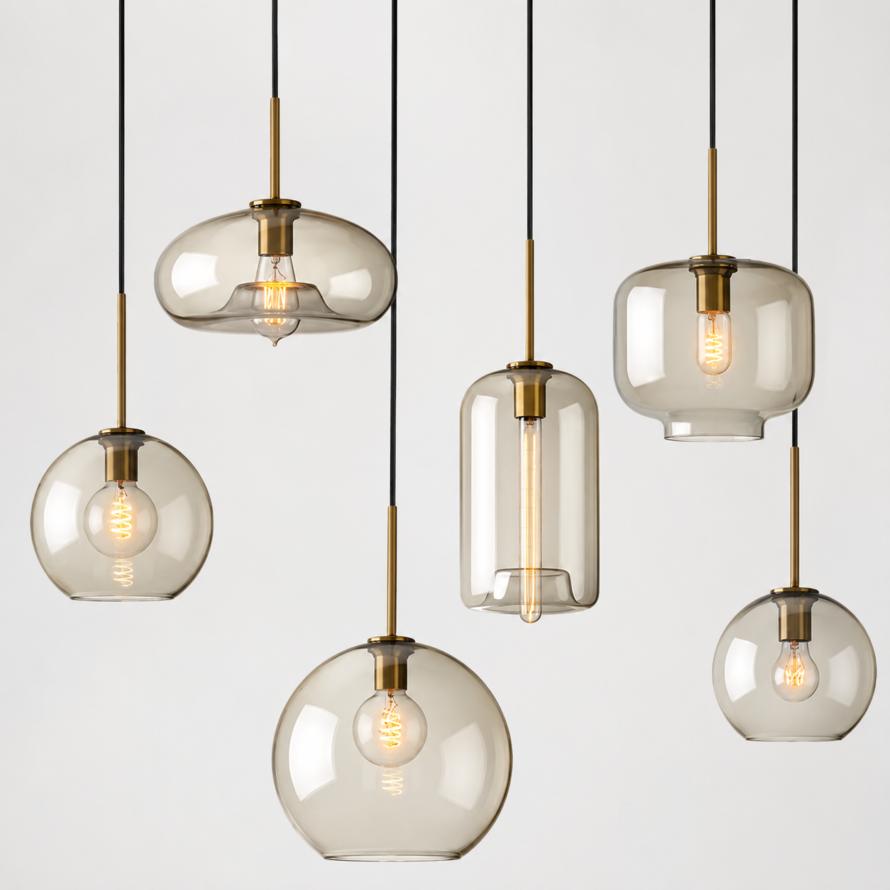 Verelle Glass Jar Pendant Light